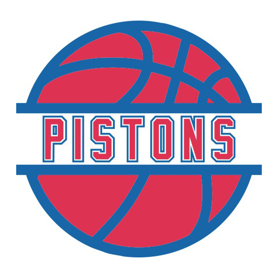 Basketball Detroit Pistons Logo iron on paper